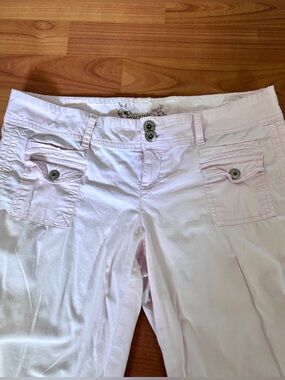 2000’s Pink Low Rise Cargo Pocket Capri Y2K Pants